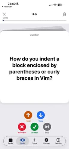 Anchrs Flashcard App