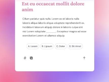 Dbb Flashcard Multiple Choice Question Ui